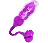 Sex Toys per donne,vibratore in silicone stimolatore del clitoride Sexs Toy con 10 modalità di spinta, potente vibratore per punto G Dildo, giocattoli per capezzoli impermeabili