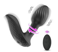 Sex Toys Remote Control Vibrator, 360 ° Rotating Wearable Dildo Vibrators con 9 modalità, Vibrating Discrete Couple Sex Toy Butterfly Vibrator per Anal G Spot Stimulator Prostata Massager