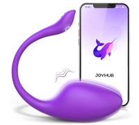 Sex Toys Vibrator per Donne Uomini - Wearable Panty Dildo Vibrators con 9 vibrazioni, G spot Clitoral Anal Vibrators, Sex Toy per Donne Coppie, APP ricaricabile Remote Control Adult Toys (Purple)