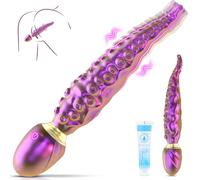 Sex Toys Vibratoreper Donna Professionale-Vibratore Donna Doppia Stimolazione Clitoride e Vagina con 10 Modalità Vibrazione,Vibratoreper Donna Realistico per Punto G Squirting Sex Toys Coppia Donna.
