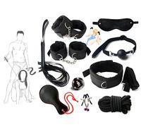 ŠẹxSet Giocattolo In Nylon Da 10 Pezzi Per Coppie Con Dadi D'azione Per L'allenamento A Casa, Giochi Sportivi, Accessori Regolabili (nero)