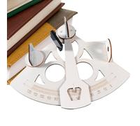 Sextant Tool - Wooden DIY Model, 20x6cm Sailor Navigation Practice Aid for Educational Experiments Kids Hands On Learning Office Decor Collectibles Outdoor, Household Supplies for Daily Study Tasks