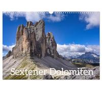 Sextener Dolomiten (Wandkalender 2026 DIN A3 quer), CALVENDO Monatskalender: Grandiose Welt der Sextener Dolomiten