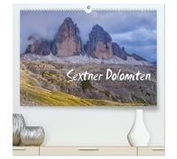 Sextner Dolomiten (hochwertiger Premium Wandkalender 2026 DIN A2 quer), Kunstdruck in Hochglanz: Rund um die Drei Zinnen