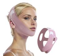 SexxLady Maschere Riutilizzabili a V,Fascia Viso Lifting,Maschera lifting doppio mento,Adatto a tutte le forme del viso,Viola