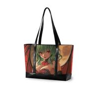 Sexy Anime Girl Little Devil casi di computer di classe per computer portatili con cerniera tote bag per lavoro con pannolino