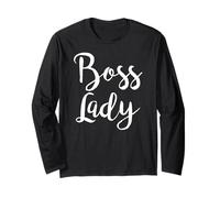 Sexy Boss Lady Cute T-shirt Maglia a Manica