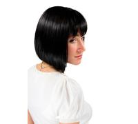Sexy Cooler Paggio / Bob Parrucca Nero Mia/Pulp Fiction Corto 25 CM 2212-1B