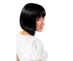 Sexy Cooler Paggio / Bob Parrucca Nero Mia/Pulp Fiction Corto 25 CM 2212-1B