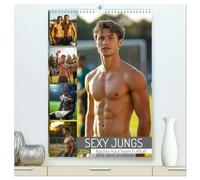 SEXY JUNGS - Nackte Haut beim Fußball (hochwertiger Premium Wandkalender 2026 DIN A2 hoch), Kunstdruck in Hochglanz: Erotischer Männerkalender: Nackt, ... Kalender für Frauen und Männer-Erotik.