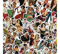 Sexy Lady Pin Up Ragazza Adesivi, Laptop Skateboard Moto Car Bagaglio Trolley Caso Decorazione Decalcomanie Impermeabili Decals Prove Del Sole 50 Pcs No-duplicate Stickers Pack