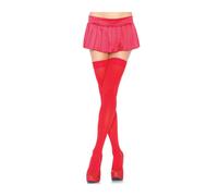 Leg Avenue Nylon Thigh Highs 6672 Red