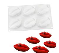 Sexy Lips Stampi Bacio Stampo Collezione Caramella del Silicone, Labbra Bacio del Fondente di Cioccolato Stampi per Pasticceria di Sugarcraft Cake Decoration