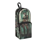 Sexy Little Devil Anime Girl Nylon 3 Scomparti Matite Borse per Ragazze Teen Ragazze Multiuso ed Estetico Astuccio Portamatite Organizzatore di Cancelleria per Donne Scuola Media 1600ml