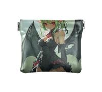 Sexy Little Devil Anime Girl Portamonete da donna in pelle con chiusura portatile portafoglio porta carte per donna ragazza