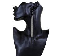 Sexy Moda Donna Orecchini Lunghi Metallo Argento Catene Pendente Frangia Nappa