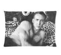 Sexy Nicolas Cage Leopard Custom Pillow case Cover For Standard Size 20*30 ID-42