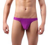 Sexy Perizoma Uomo Basso Bikini Intimo G Stringhe Jockstrap Slip (Confezione da