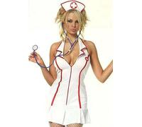 LEG AVENUE - COSTUMI ABITO DA CAPO INFERMIERA LEG AVENUE - SET 3 PEZZI TAGLIA L/