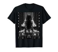 Sexy Shibari Art Tees - Donna Sexy in Corda Shibari in B & W Maglietta