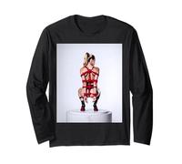 Sexy Shibari Art Tees - Modello in Corda Shibari su piedistallo Maglia a Manica