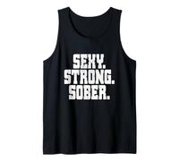 Sexy Strong Sober Anonymous Alcoholics AA NA Living Sober Canotta