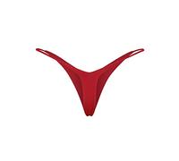 Sexy Tanga für Damen mit niedriger Leibhöhe, doppellagiger Bikini-Slip Sexy Herren Unterwäsche Aufknöpfen, RD1., L