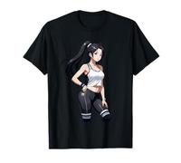 Sexy Waifu Fitness Anime Sport Ragazza Giapponese Maglietta