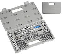 Sexyhot 40 pezzi Set Maschi E Filiere M3-M12 Utensili, Filiera per Filettatura per Filettatura Riparazione del filo, Fai da Te a Casa, Garage e Officina, Set di Rubinetti Chiavi