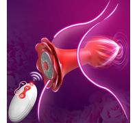 Sexytoysys Uomo Plug Anale-Dilatatore Donna Vibratore Telecomando Anello Vibrante per Lei e Lui Sex Toys Vibratoriper Donne Dildo Anale Vibratoreper Donna Professionale Vibratori Clitoride USB-B1115