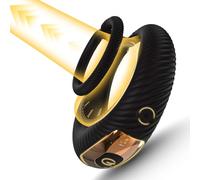 Sexytoysys Uomo Vibratore Anello Vibrante per Lei e Lui Sextoysys Coppia Plug Anale-Dilatatore Donna Sex Toys Anelli il Pene Cockring Vibratoreper Donna Professionale Stimolatore Clitoride USB-B1188