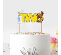 Seyal® Decorazione per feste di compleanno - Toy Story Two Cake Topper