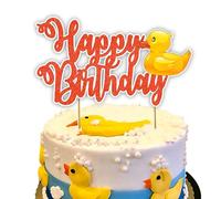 Seyal® Topper per torta di buon compleanno con anatra del