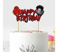 Seyal® Topper per torta di buon compleanno horror