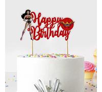 Seyal® Wondr Woman Happy Birthday Cake Topper