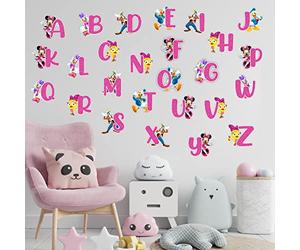 Seyal® WTD - Adesivo da parete, motivo: Minnie Mouse A - Z