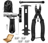 SEYBAO Set Attrezzi per Catena per Bici Portatile, Pinza per Catena Bici, taglierina per Catena, Pinza per ispezione Catena Inclusa per Riparazione di Catene di velocità 6-11, per MTB,Road Bike