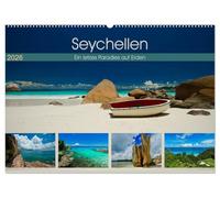 Seychellen - Ein letztes Paradies auf Erden (Wandkalender 2026 DIN A2 quer), CALVENDO Monatskalender: Die Seychellen sind berühmt für ihre traumhaft ... sowie die spektakuläre Fauna und Flora!