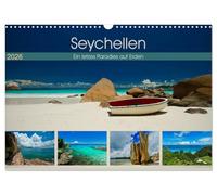 Seychellen - Ein letztes Paradies auf Erden (Wandkalender 2026 DIN A3 quer), CALVENDO Monatskalender: Die Seychellen sind berühmt für ihre traumhaft ... sowie die spektakuläre Fauna und Flora!