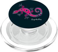 Seychelles Geco Souvenir Bungalow Praslin La Digue Regalo PopSockets PopGrip per MagSafe