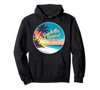 Seychelles Tropical Vibes Beach vacanze estive Sun Souvenir Felpa con Cappuccio