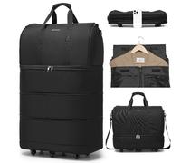 Seyfocnia Borsa porta abiti convertibile per donna-nero