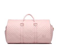 seyfocnia Borsone convertibile da viaggio, borsone porta indumenti, per uomini e donne, borsa da viaggio 2 in 1 da appendere, Rosa-gz, alla moda
