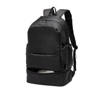 Seyfocnia Zaino da Palestra per Uomini, Zaino da Viaggio Impermeabile con Scomparto per Scarpe, Borsa da Sport Leggera, nero, 22 Inches, Da viaggio