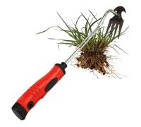 SEYIMTU Utensile per rimuovere erbacce in acciaio inossidabile con manico ergonomico - Sarchiatore manuale per giardino, prato, cortile, strumento resistente con forcella a forma di V per la rimozione