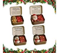 Seymal Abbraccio Tascabile Natalizio, Sentito Segno Di Amore E Incoraggiamento Con Biglietto Con Messaggio, Piccolo Ricordo Premuroso per Amici E Familiari, Regalo per Le Calze Della Befana.