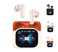 Seymal Auricolari Per Traduzione, Auricolari Compatti Con Controllo Touch E Suono Chiaro, Traduzione Linguistica Con Intelligenza Artificiale, Tempo Reale Di 144 Lingue(Beige)