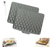 Seymal Tappetino Salva-Goccia in Silicone Anti-Goccia per Piano di Lavoro, Resistente al Calore E Antiscivolo, per Un'asciugatura Senza Gocciolamento su Lavelli da Cucina, Frigoriferi