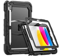SEYMCY per iPad 10th Generation Case 11.9 pollici 2022, 3 strati Full Body Drop Custodia antiurto con supporto pieghevole, protezione schermo, portamatite, custodia per iPad 10a generazione