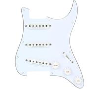 Seymour Duncan 11550-04 - Battipenna a effetto anticato con corde pre-montate, per chitarra Stratocaster, colore: bianco